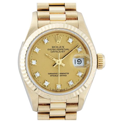 rolex 18 ct gold